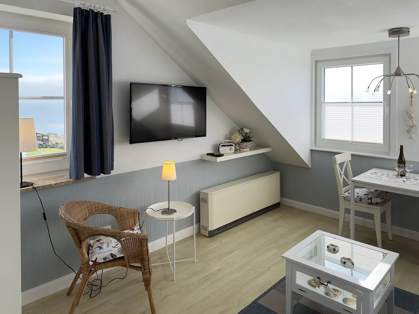 Haus *Südspitze 34* Ferienwohnung „Südspitze 34/25 - Schlieter" Wittdün auf Amrum - Wohnzimmer