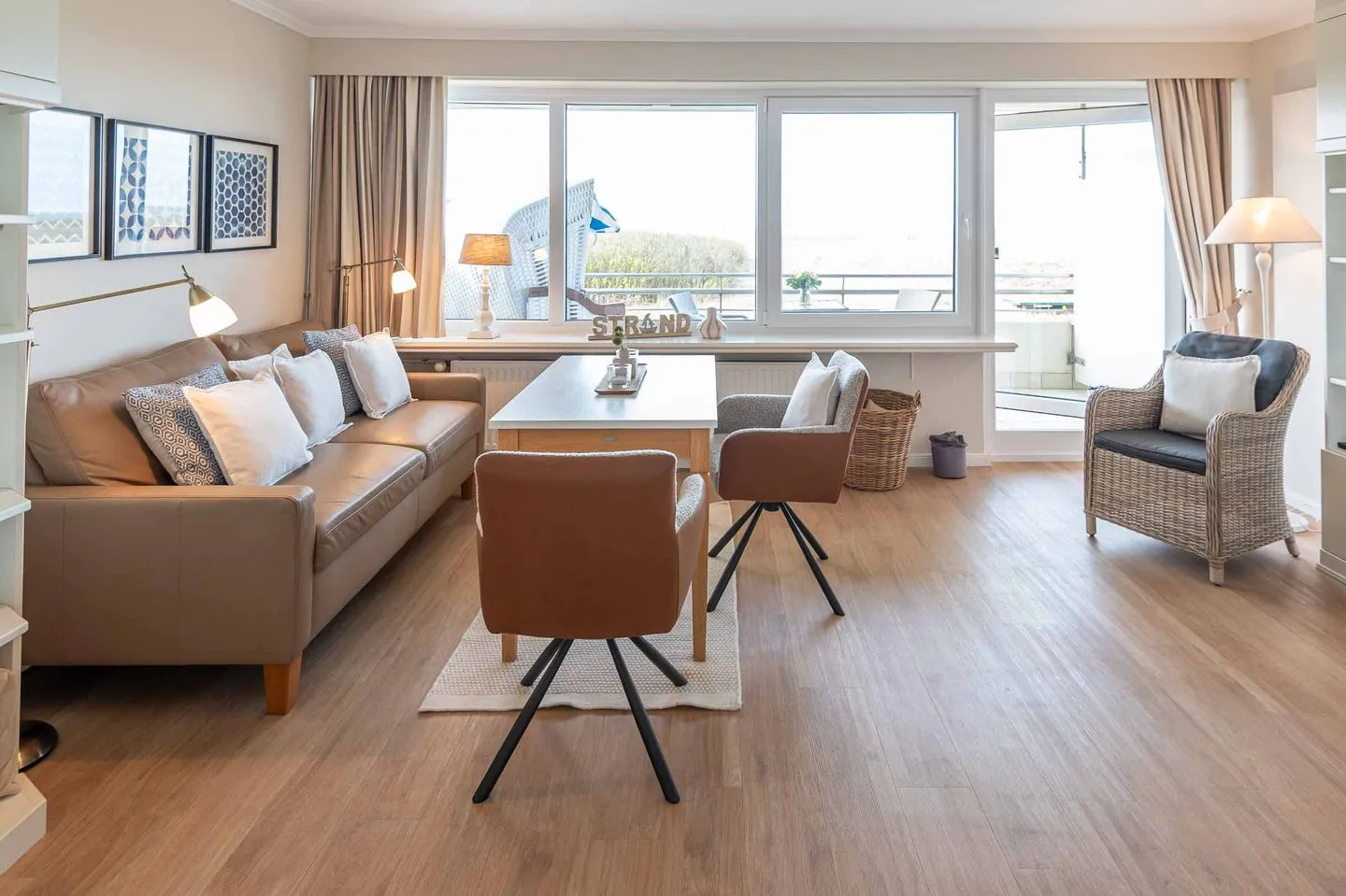 Meerblick - Logenplatz 22 Wenningstedt - Wohnzimmer