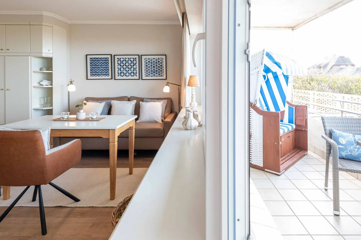 Meerblick - Logenplatz 22 Wenningstedt - Wohnzimmer