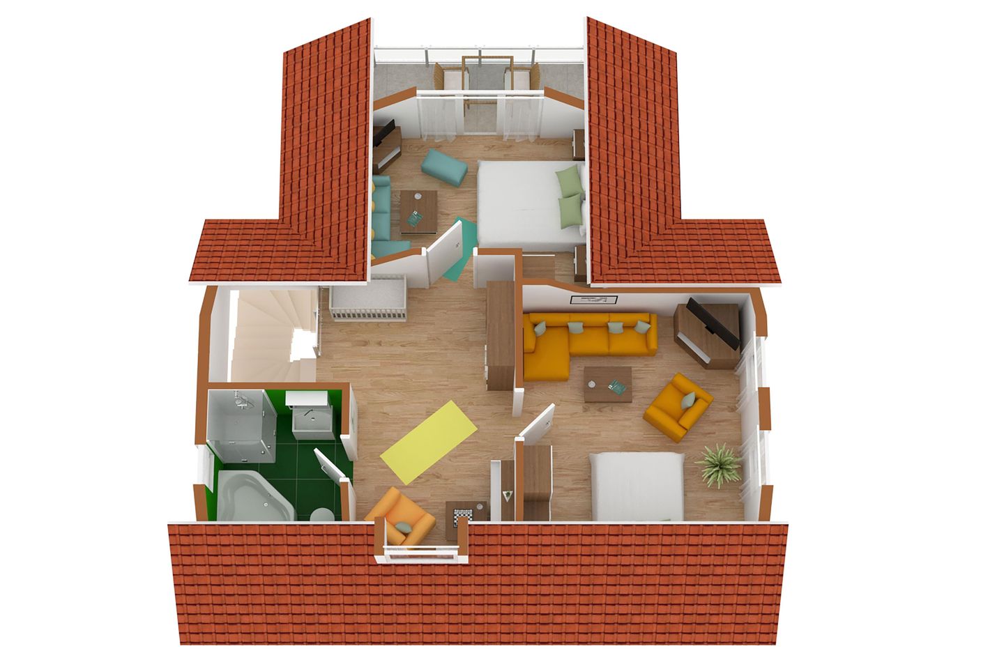 Havelquelle Kratzeburg - Ferienhaus Havelquelle Grundriss