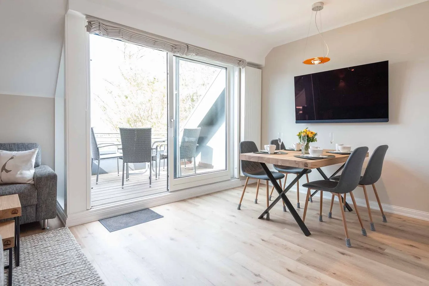 Käpt'n Nelson, App. 13 Wenningstedt - Wohnzimmer
