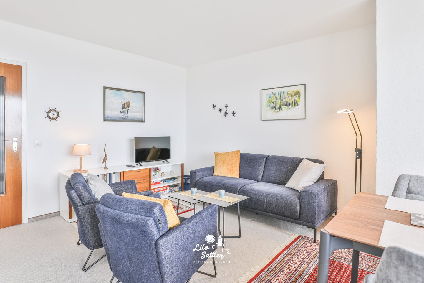 -Hochhaus Whg. 153 / 15. OG Wohnzimmer