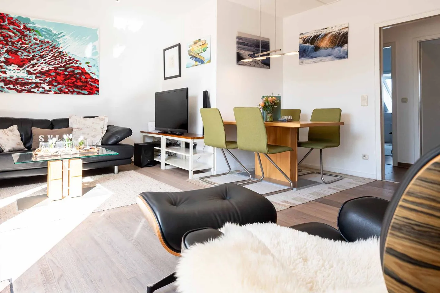Käpt'n Nelson, App. 15 Wenningstedt - Wohnzimmer