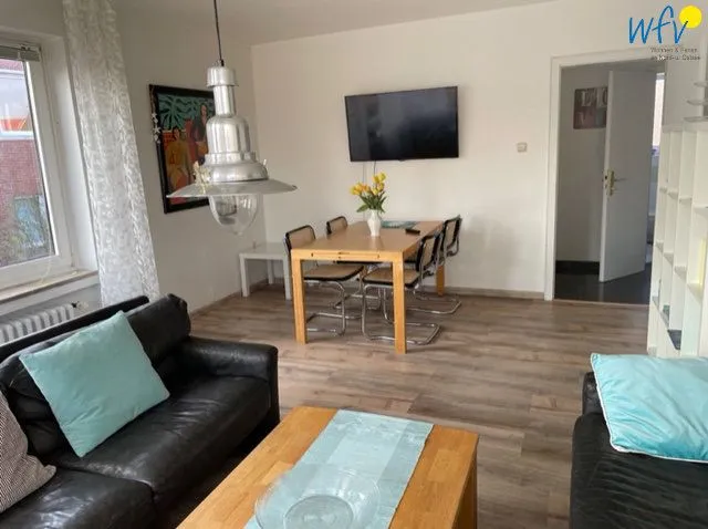 Ferienhaus Caterlieschen Ferienwohnung 1 Juist - Wohnzimmer