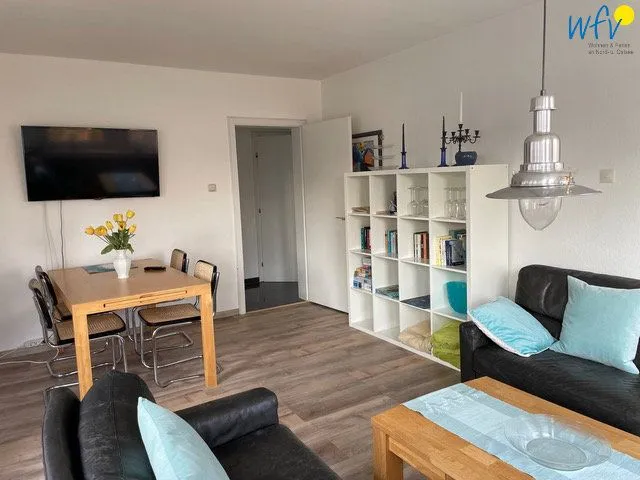 Ferienhaus Caterlieschen Ferienwohnung 1 Juist - Wohnzimmer