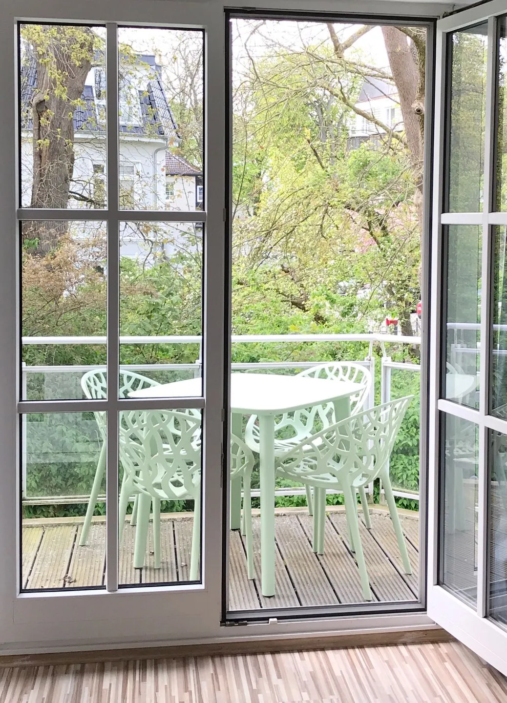(Ost11a) "Ferienwohnung Strandnah" Niendorf - Balkon