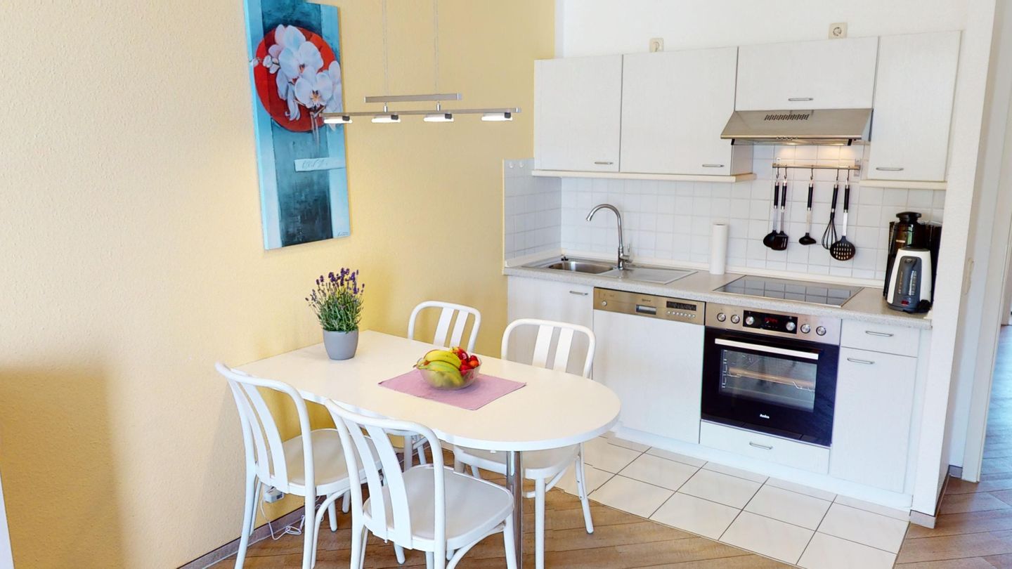 Ferienwohnung für bis zu 4 Personen und Hund mit Balkon und Tiefgaragenstellplatz