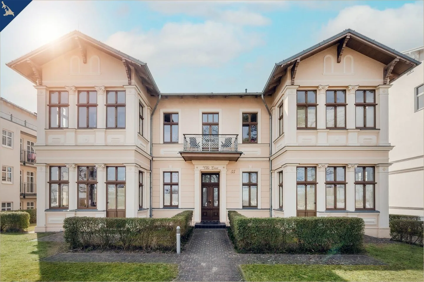 Villa Luna Fewo Achterdeck Ostseebad Ahlbeck -