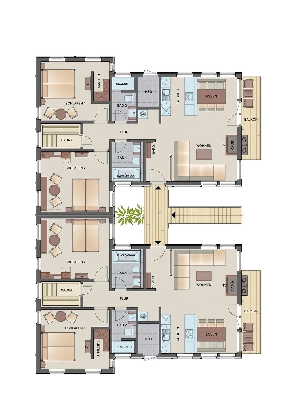 Typ D2 Ferienwohnung - Ocean View Pelzerhaken -