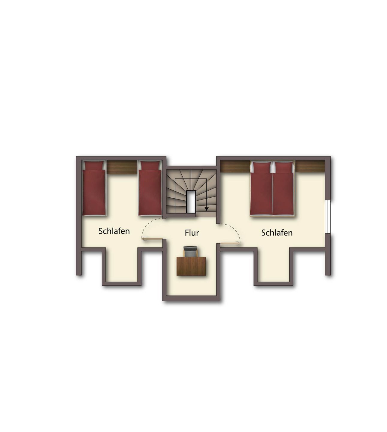  Blockhaus James Cook - Meerblick Sassnitz - Grundriss
