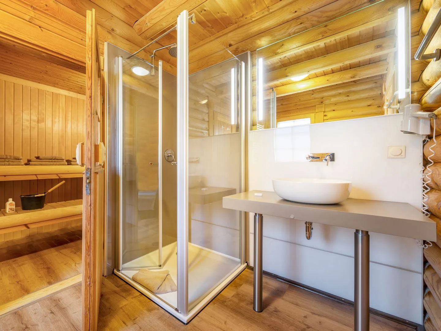 Blockhaus Christoph Columbus - Meerblick Sassnitz - Badezimmer