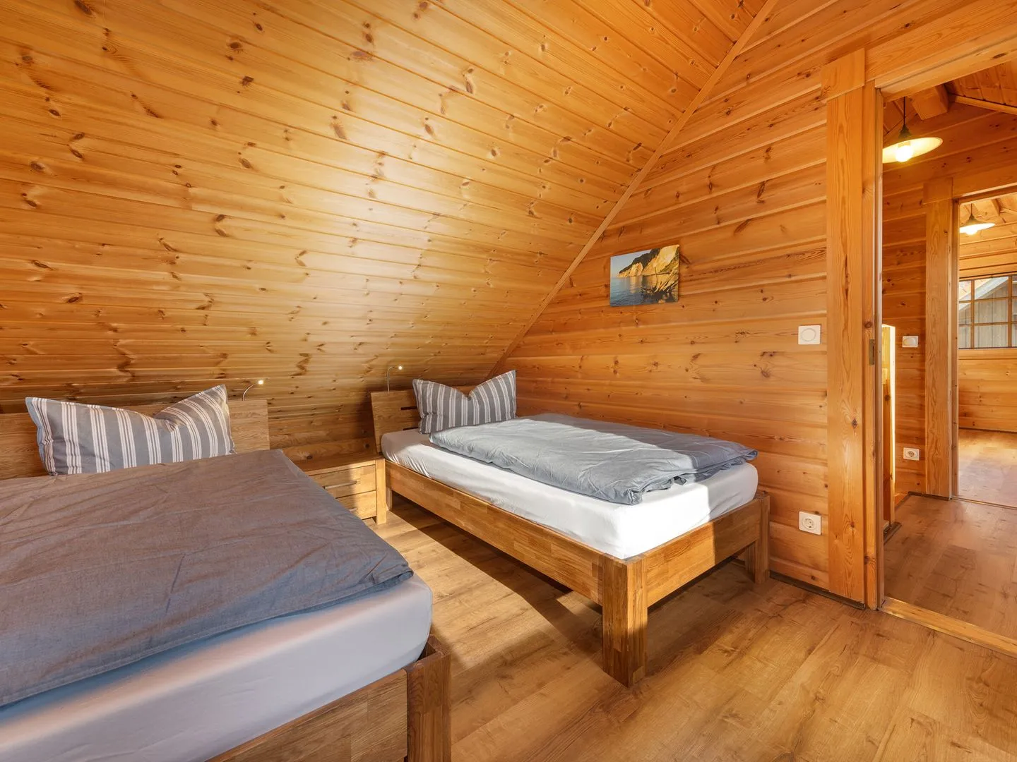 Blockhaus Christoph Columbus - Meerblick Sassnitz - Schlafzimmer