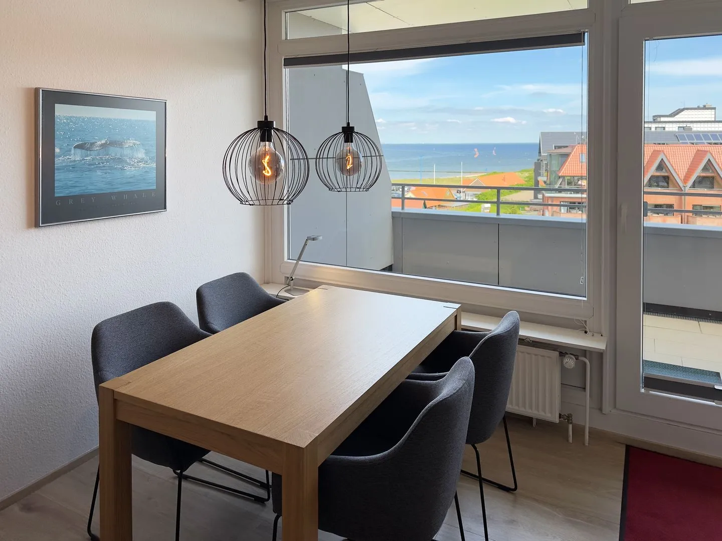 Haus Nordenlicht Ferienwohnung "Kiek-an" Wittdün auf Amrum - Essbereich in der Ferienwohnung Anneliese in Wittdün auf Amrum