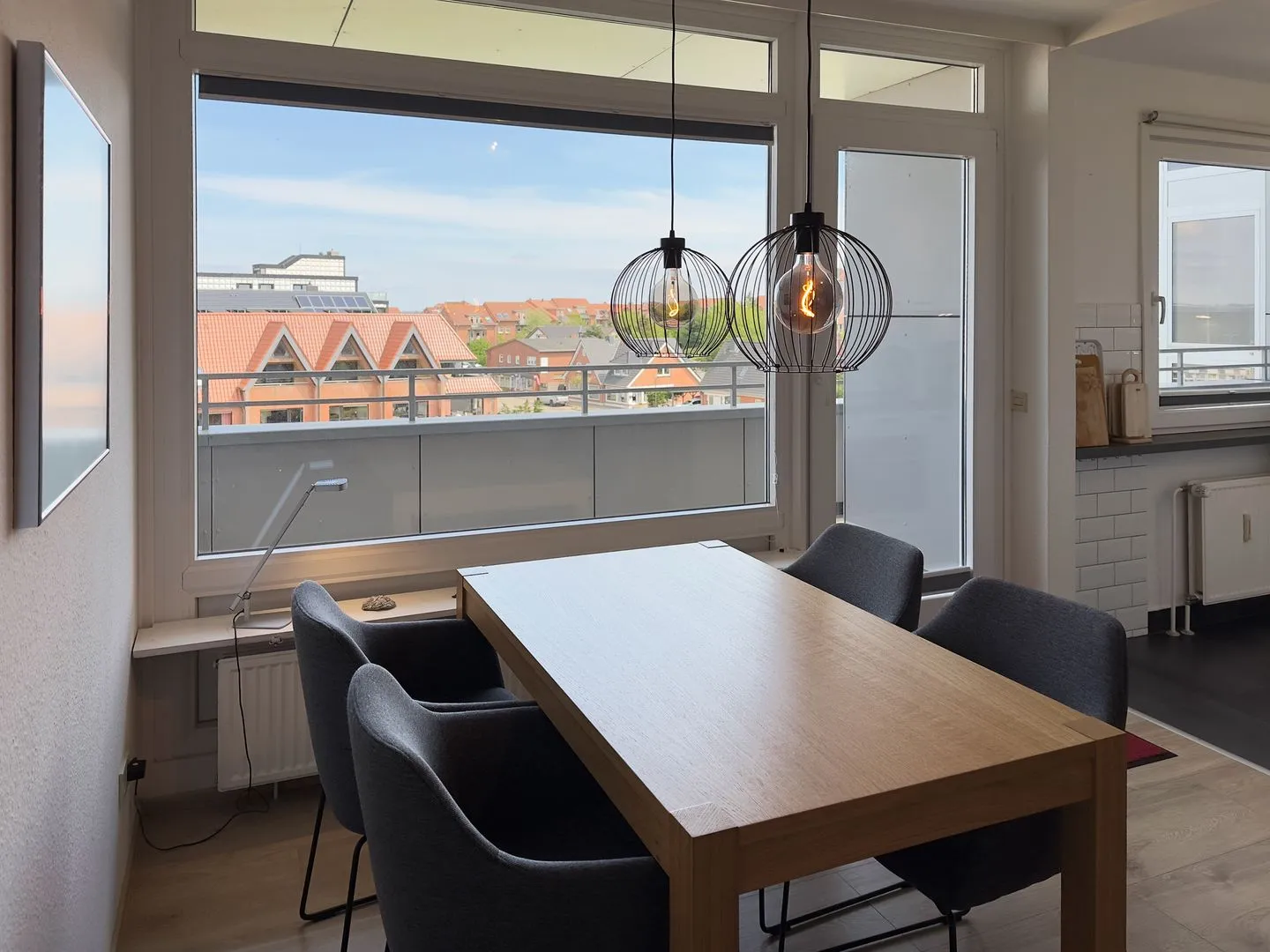 Haus Nordenlicht Ferienwohnung "Kiek-an" Wittdün auf Amrum - Essbereich in der Ferienwohnung Anneliese in Wittdün auf Amrum