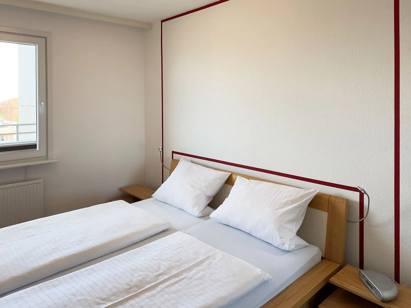 Haus Nordenlicht Ferienwohnung "Kiek-an" Wittdün auf Amrum - Schlafzimmer der Ferienwohnung Anneliese in Wittdün auf Amrum