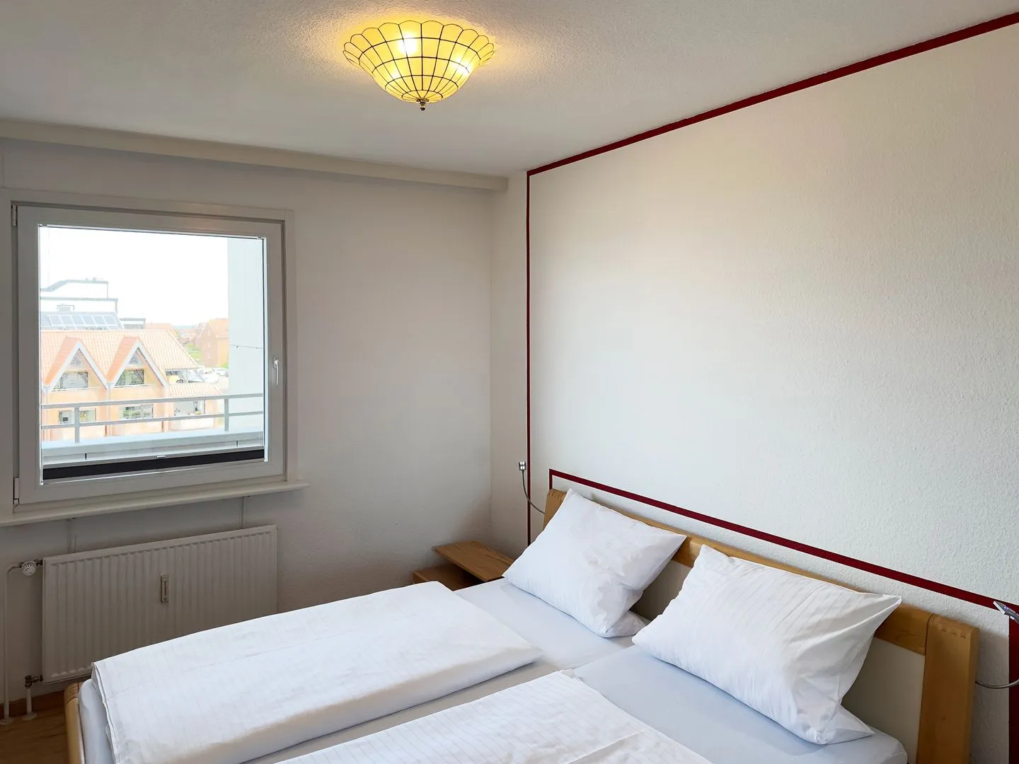 Haus Nordenlicht Ferienwohnung "Kiek-an" Wittdün auf Amrum - Schlafzimmer der Ferienwohnung Anneliese in Wittdün auf Amrum