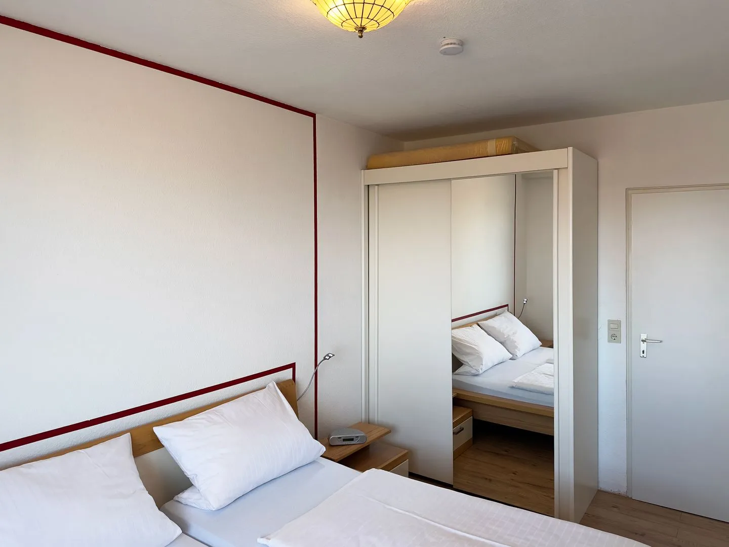 Haus Nordenlicht Ferienwohnung "Kiek-an" Wittdün auf Amrum - Schlafzimmer der Ferienwohnung Anneliese in Wittdün auf Amrum