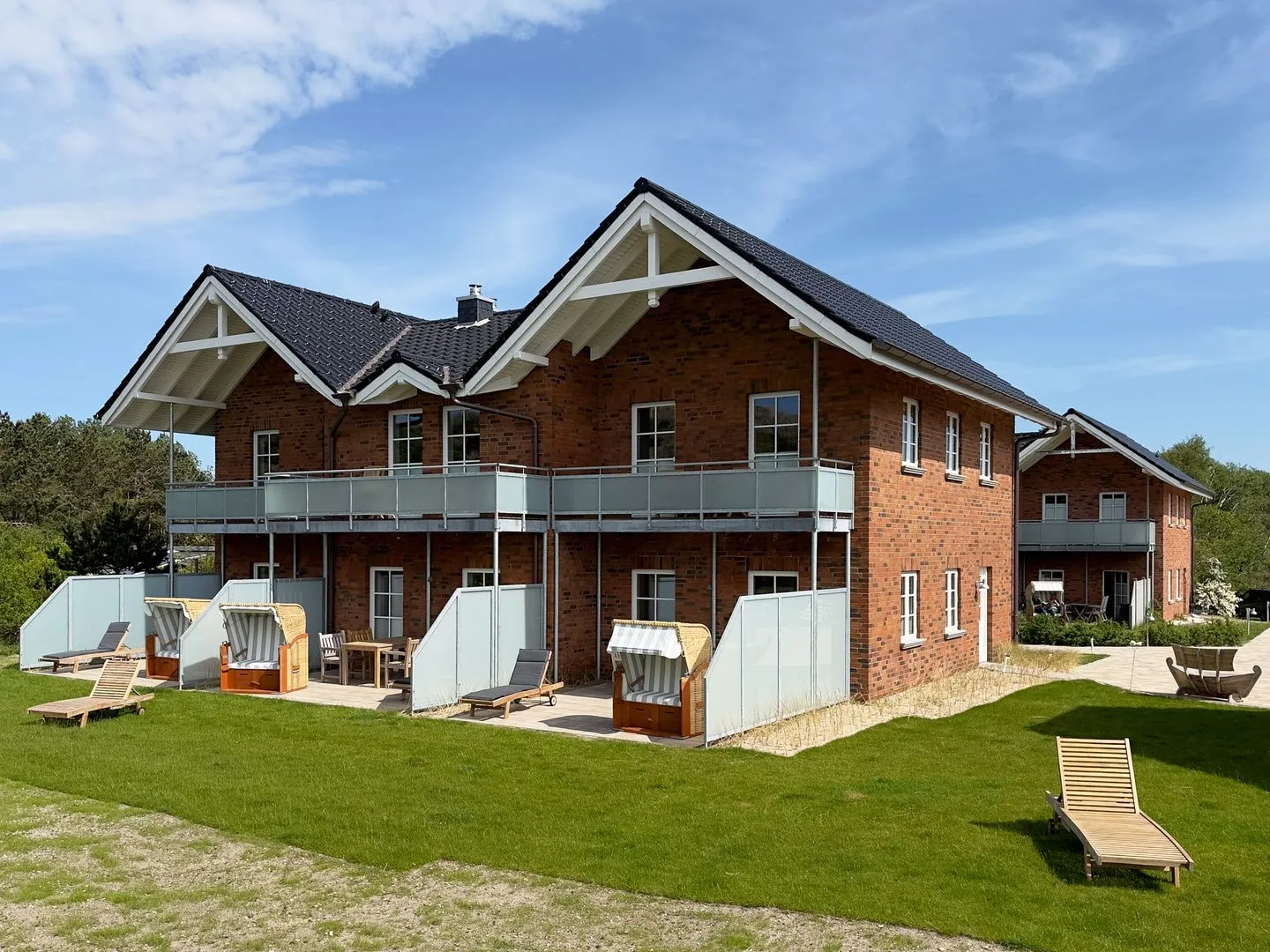 Haus Dünenperle Ferienwohnung "Wanderdüne" Wittdün auf Amrum - Garten