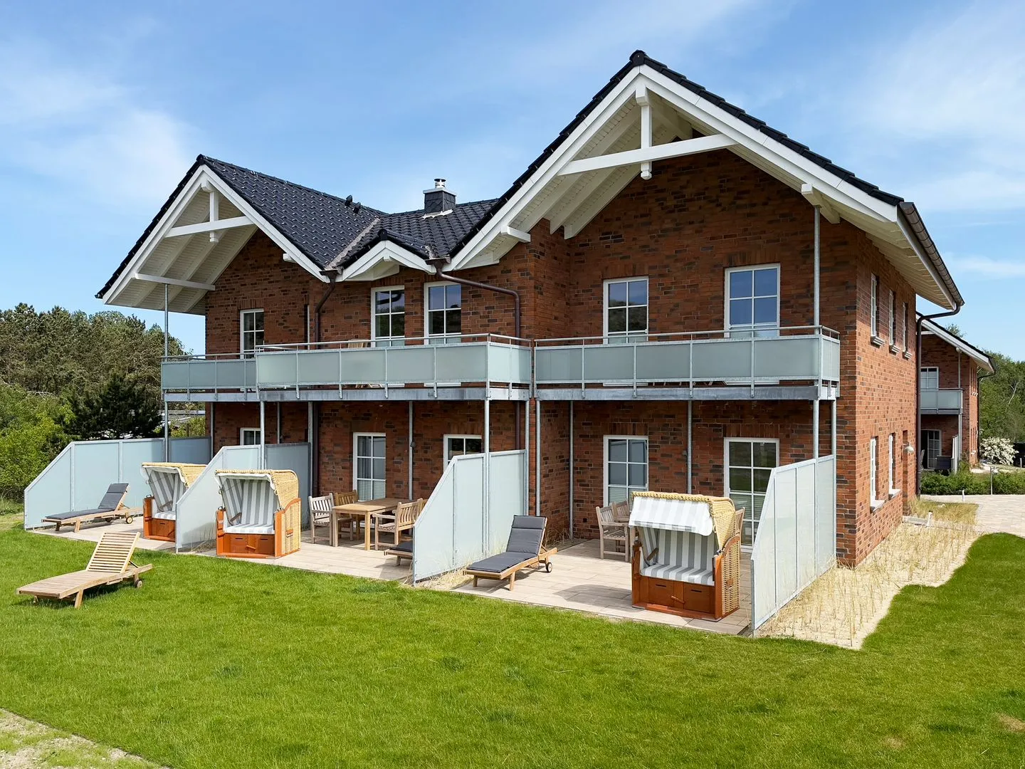 Haus Dünenperle Ferienwohnung "Dünengras" Wittdün auf Amrum - Garten