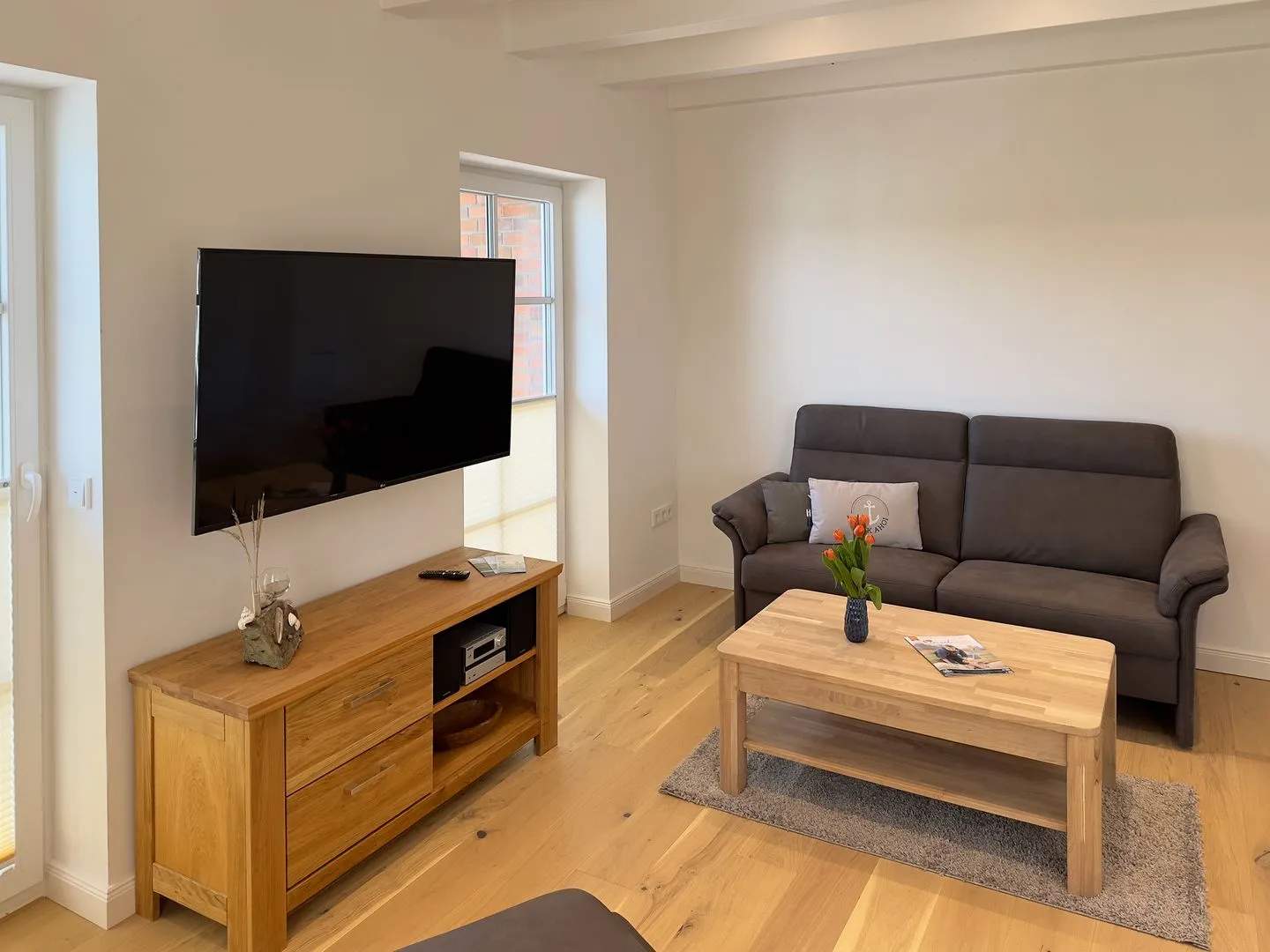 Haus Dünenperle Ferienwohnung "Dünengras" Wittdün auf Amrum - TV / Multimedia