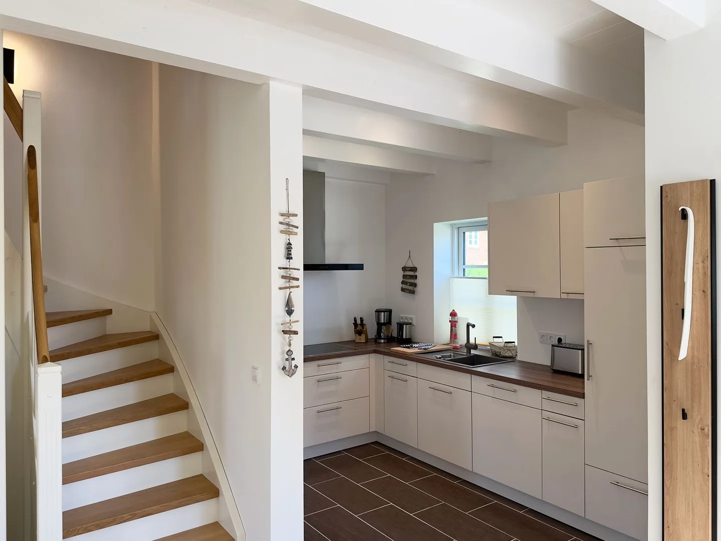 Haus Dünenperle Ferienwohnung "Dünengras" Wittdün auf Amrum - Küche / Küchenzeile