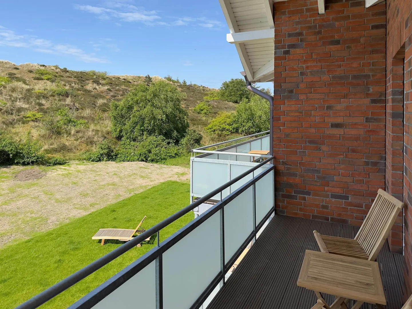 Haus Dünenperle Ferienwohnung "Dünengras" Wittdün auf Amrum - Balkon