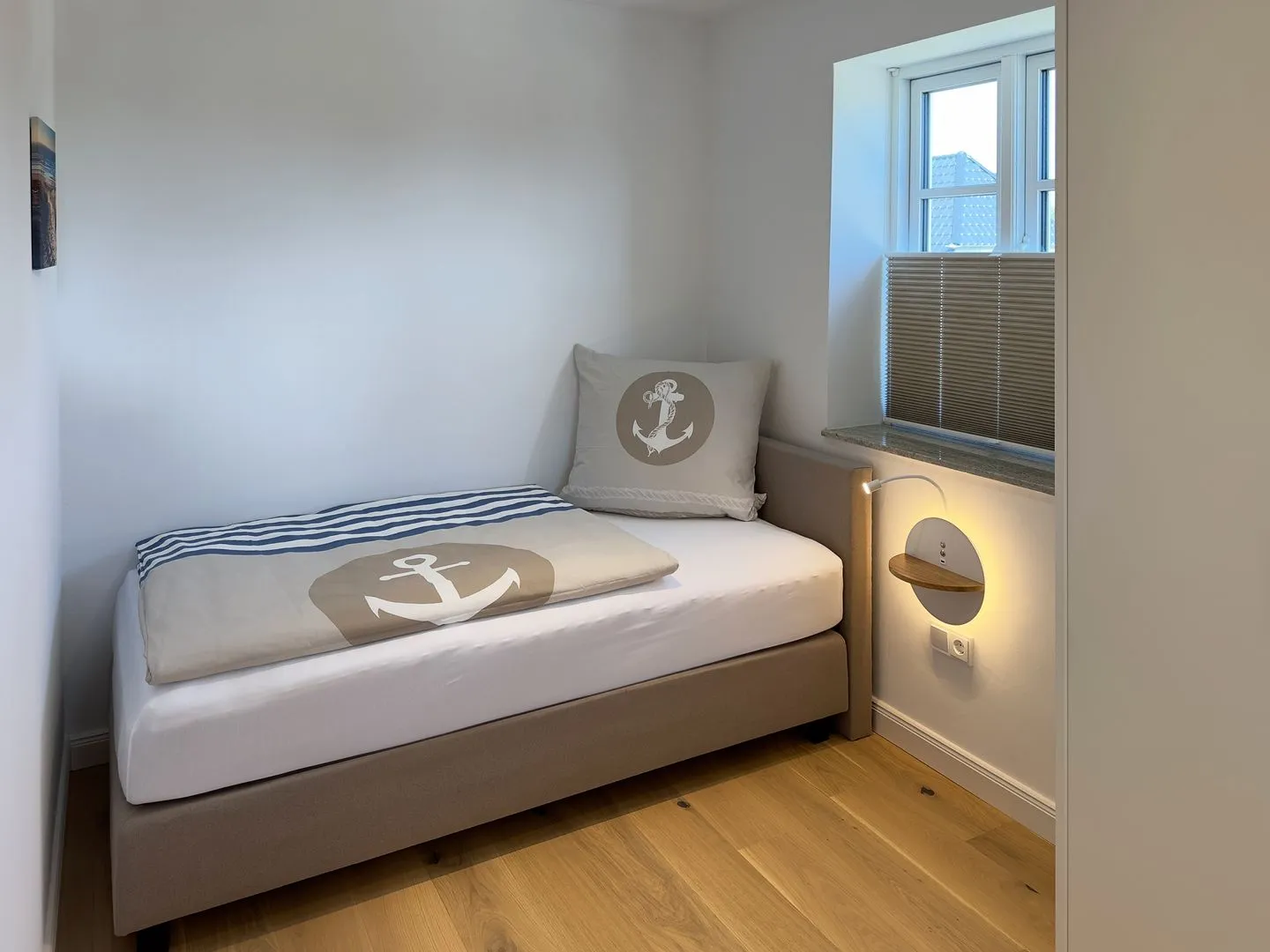 Haus Dünenperle Ferienwohnung "Dünengras" Wittdün auf Amrum - Schlafzimmer