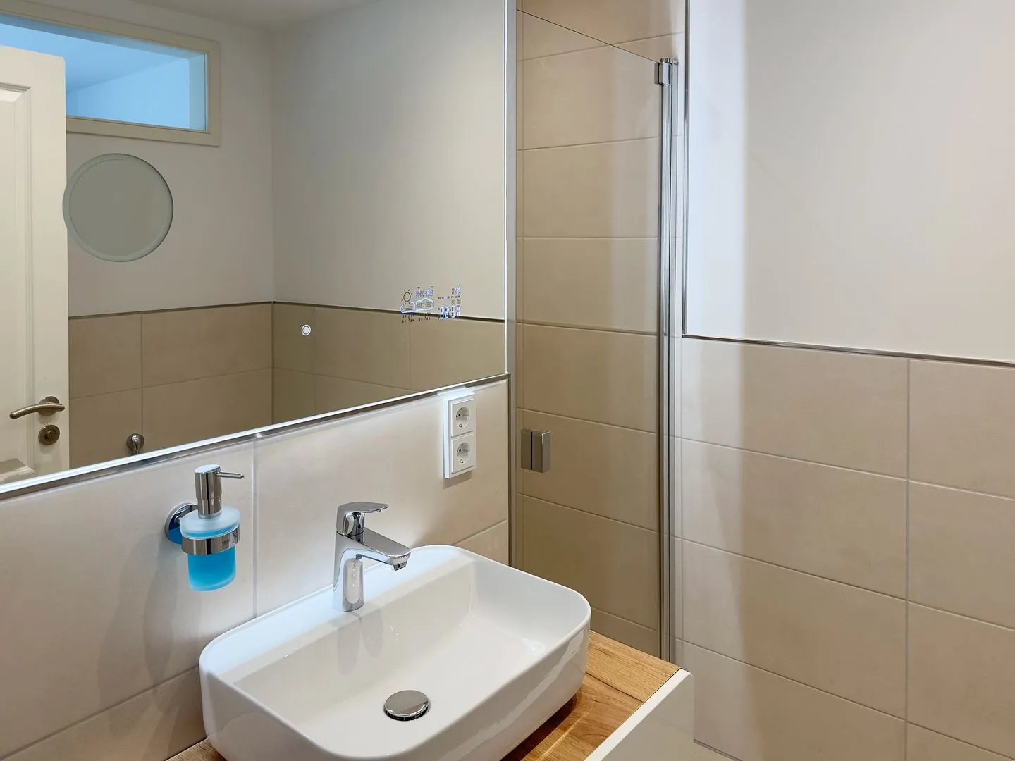 Haus Dünenperle Ferienwohnung "Wanderdüne" Wittdün auf Amrum - Badezimmer