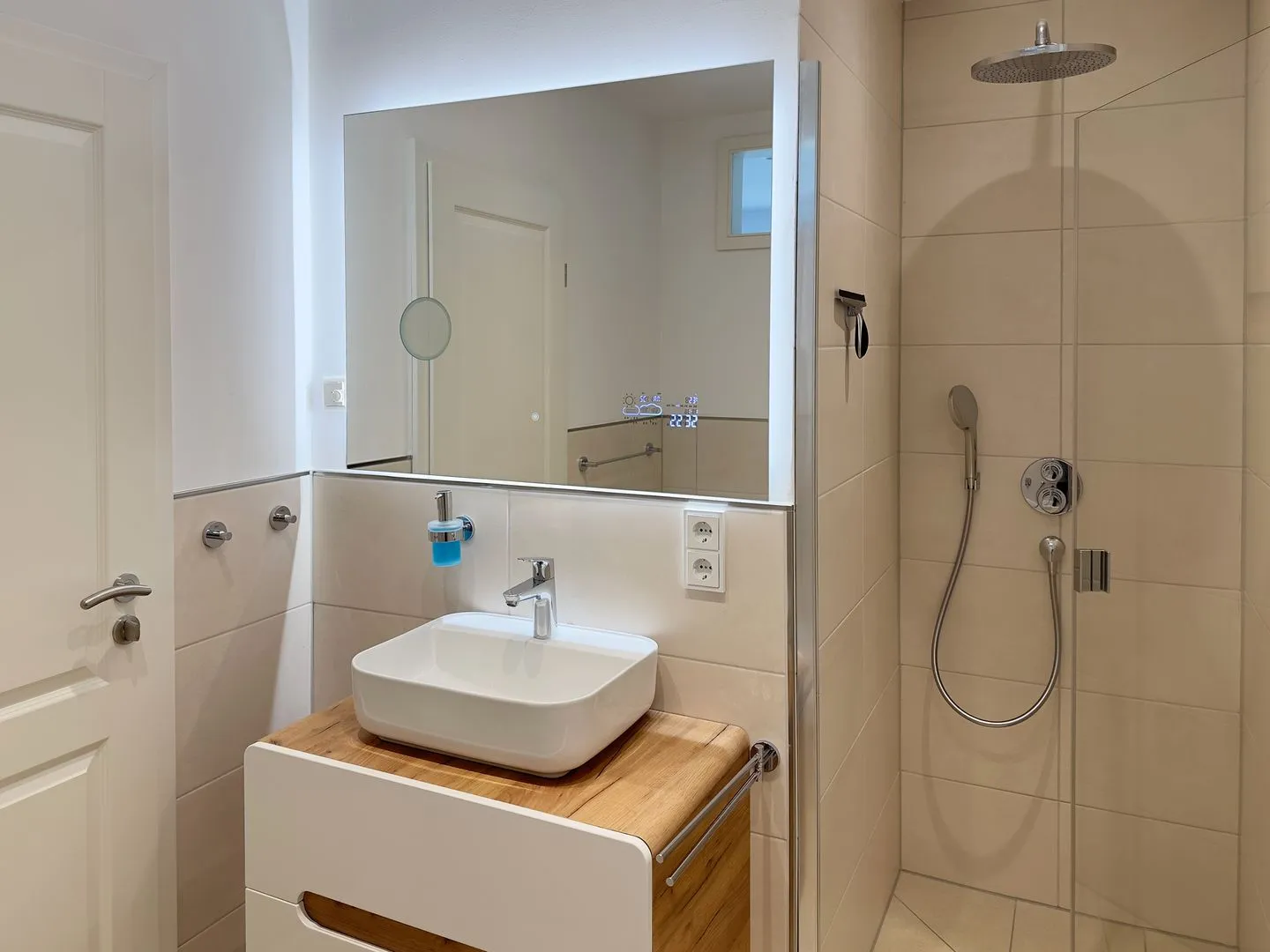 Haus Dünenperle Ferienwohnung "Wanderdüne" Wittdün auf Amrum - Badezimmer