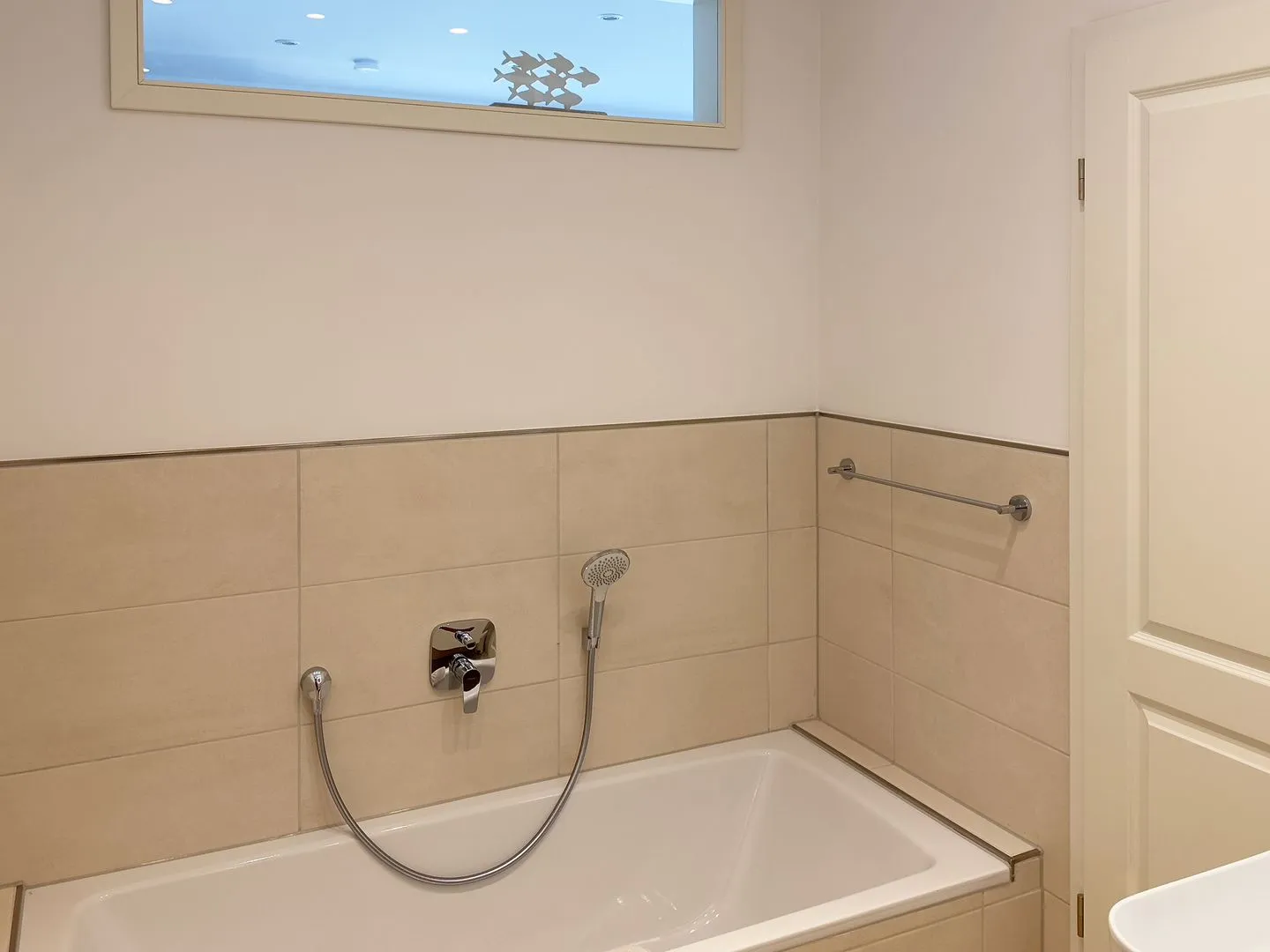 Haus Dünenperle Ferienwohnung "Wanderdüne" Wittdün auf Amrum - Badezimmer