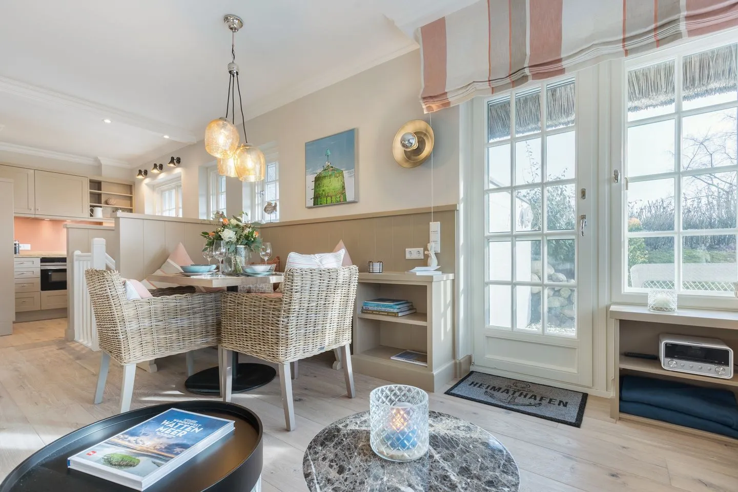 Pidder Lyng Schilfblatt, Whg 2 Keitum - Wohnzimmer