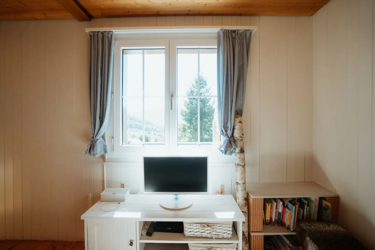 Apartment im Chalet zum Rad Amden - Living room