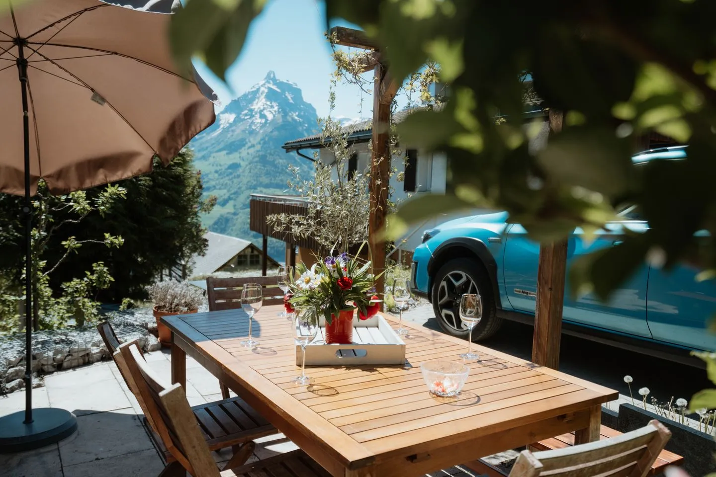 Apartment im Chalet zum Rad Amden - Terrace