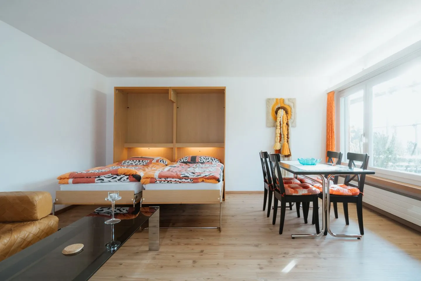 Apartment Im Lehni Amden - bed
