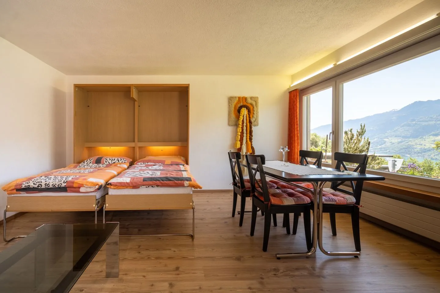 Apartment Im Lehni Amden - bed