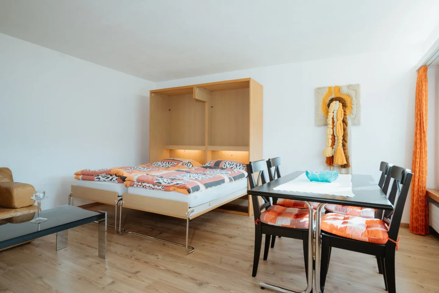 Apartment Im Lehni Amden - bed