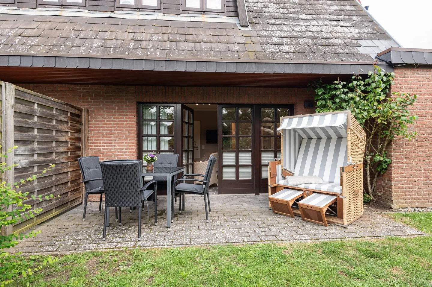 Haus Mittelstr. Whg. 1 EG links Westerland - Terrasse