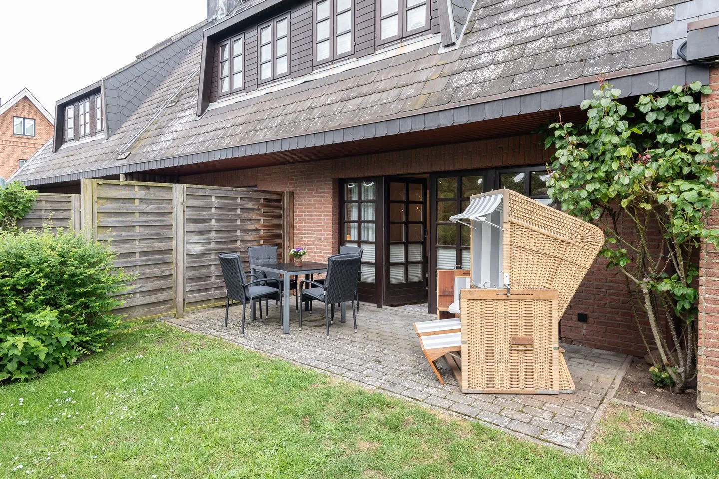 Haus Mittelstr. Whg. 1 EG links Westerland - Terrasse