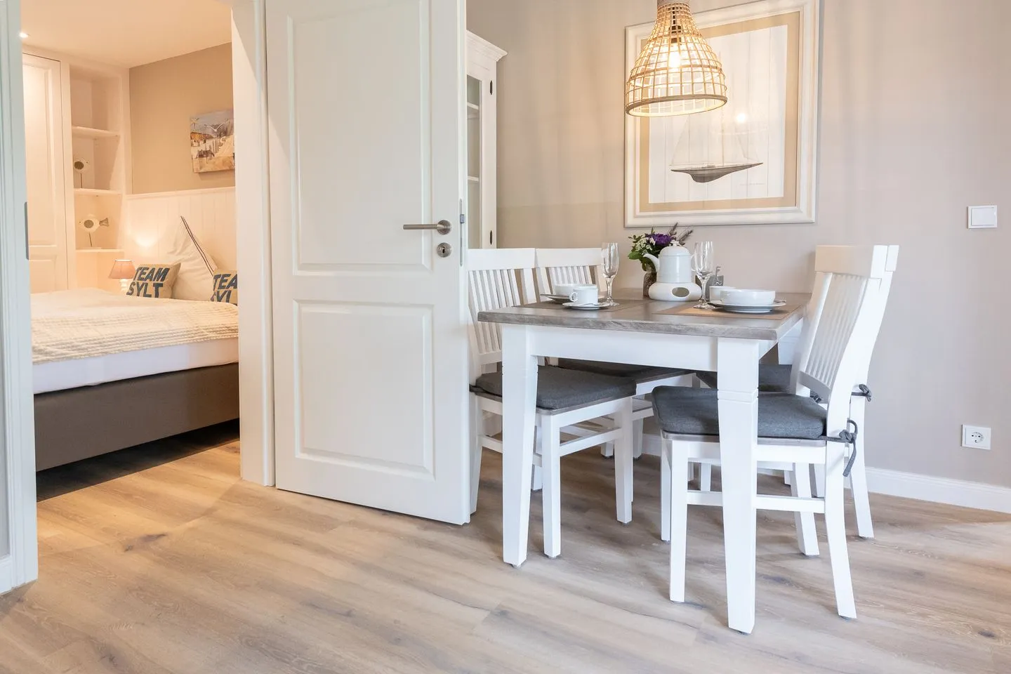 Haus Mittelstr. Whg. 1 EG links Westerland - Wohnzimmer