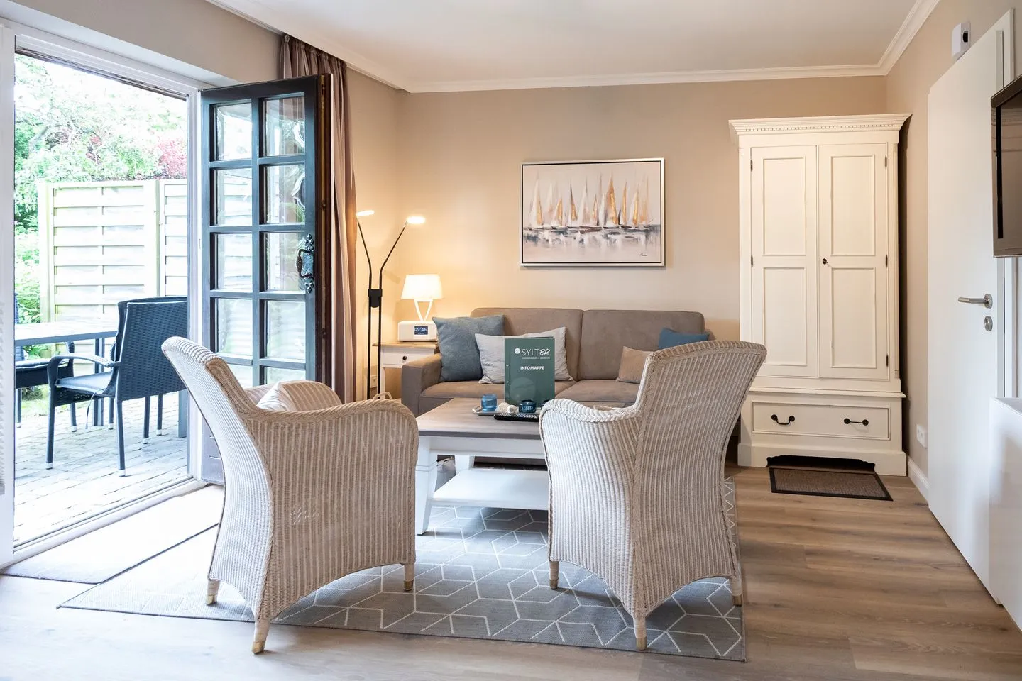 Haus Mittelstr. Whg. 1 EG links Westerland - Wohnzimmer
