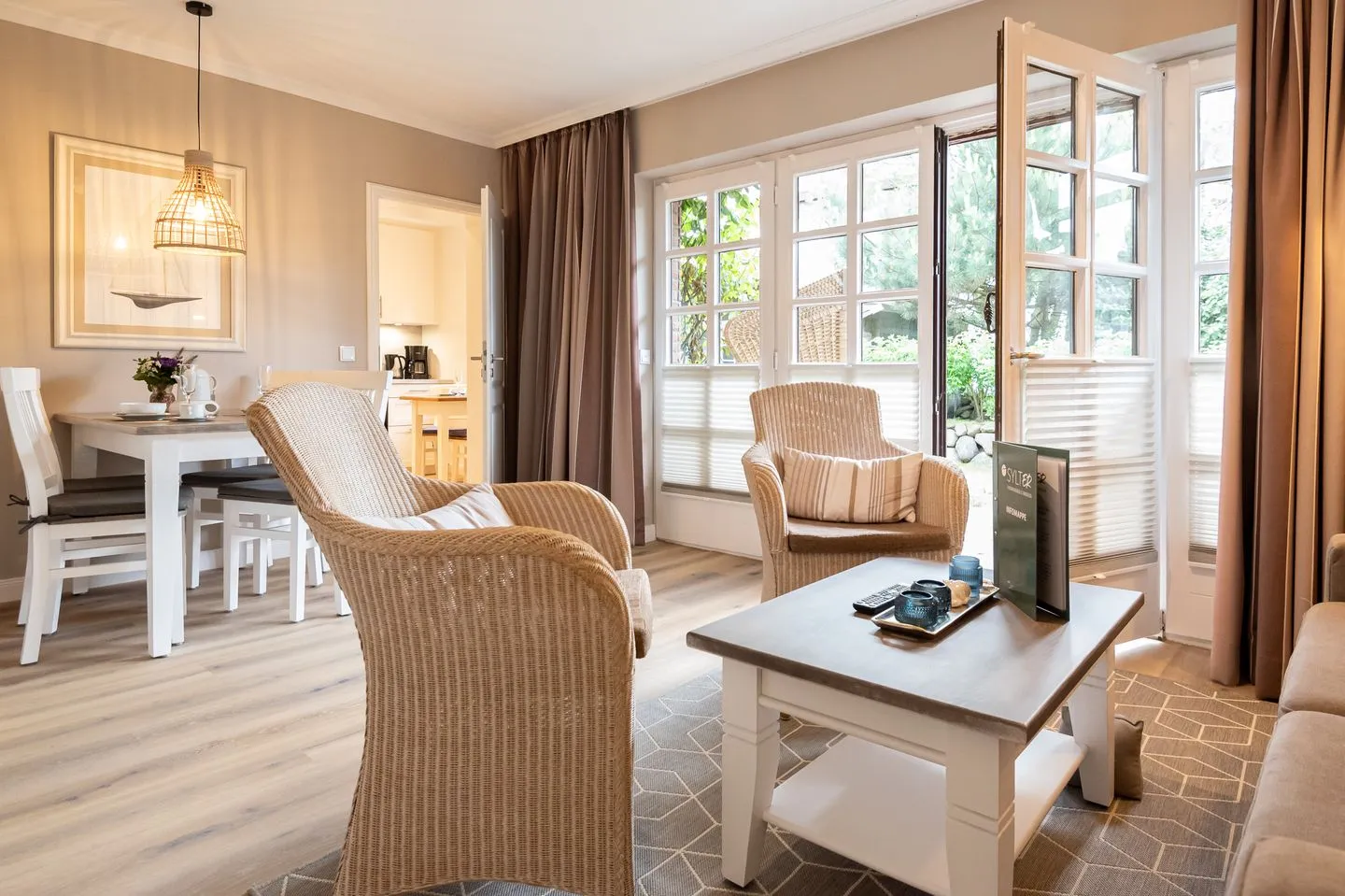 Haus Mittelstr. Whg. 1 EG links Westerland - Wohnzimmer