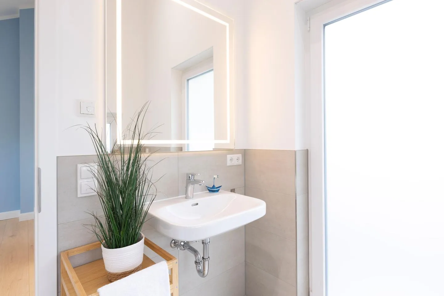 (MEI11) Ferienwohnung "Küstenlodge" Niendorf - Badezimmer