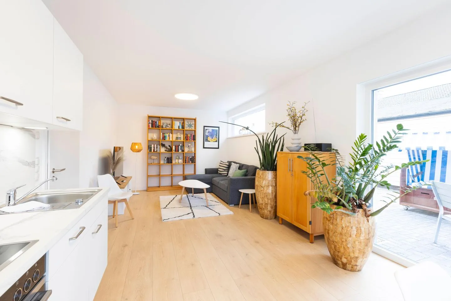 (MEI11) Ferienwohnung "Küstenlodge" Niendorf - Wohnzimmer