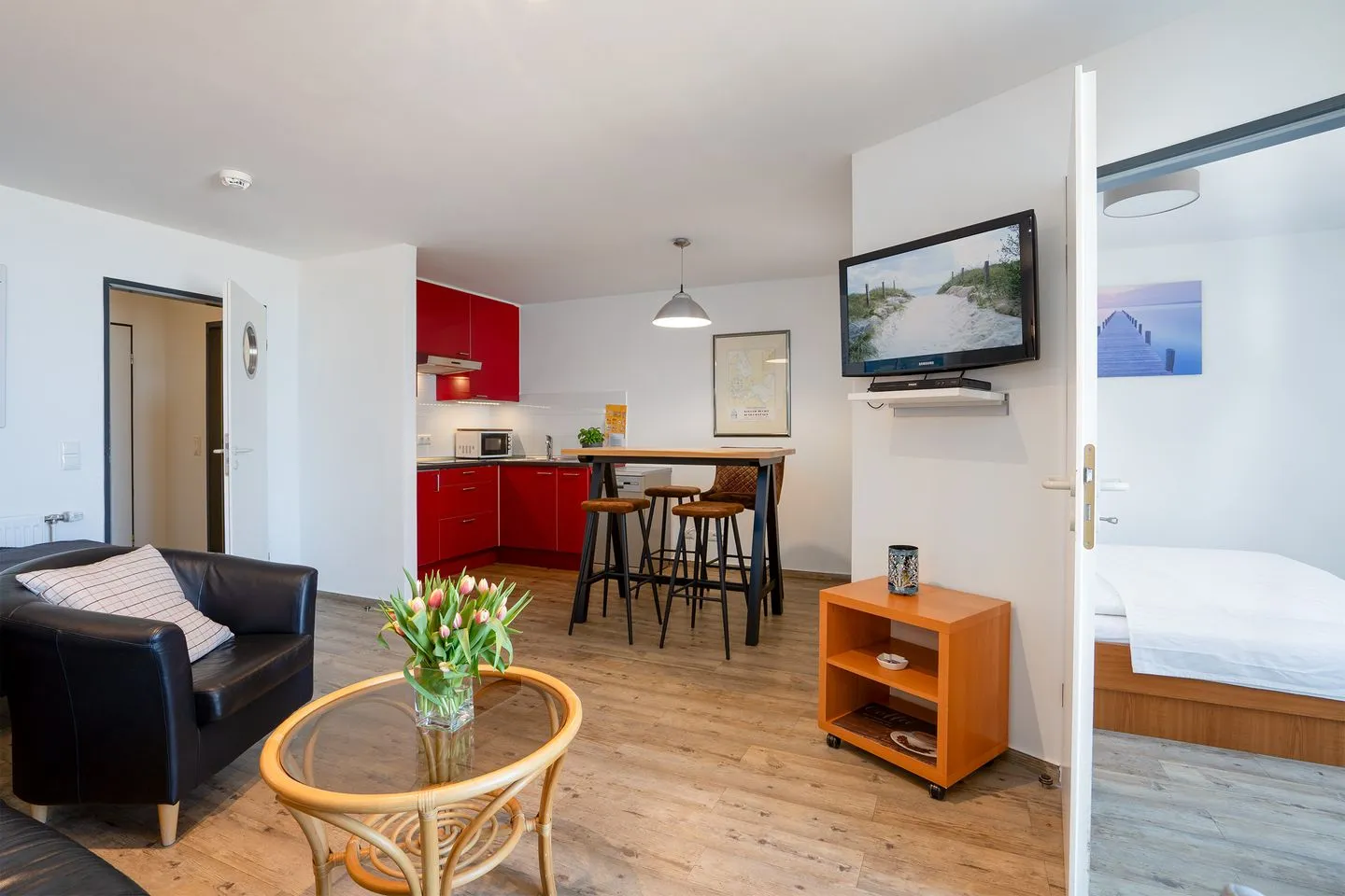 (STR123d) Ferienwohnung "meerLust29" Niendorf - Wohnzimmer