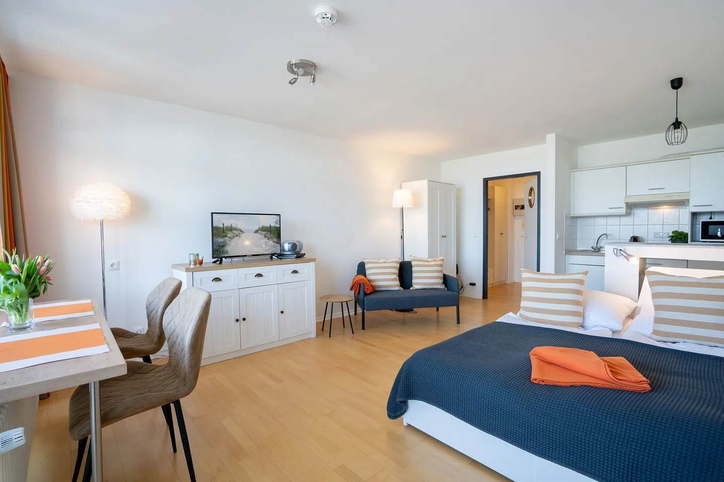 (STR123k) Ferienwohnung "Kajüte13" Niendorf - Schlafzimmer