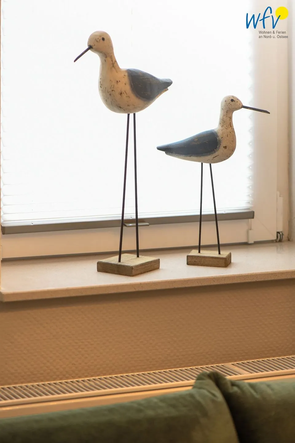 Speicherhaus Ferienwohnung ,,Deichnest'' Wangerooge - Wohnzimmer