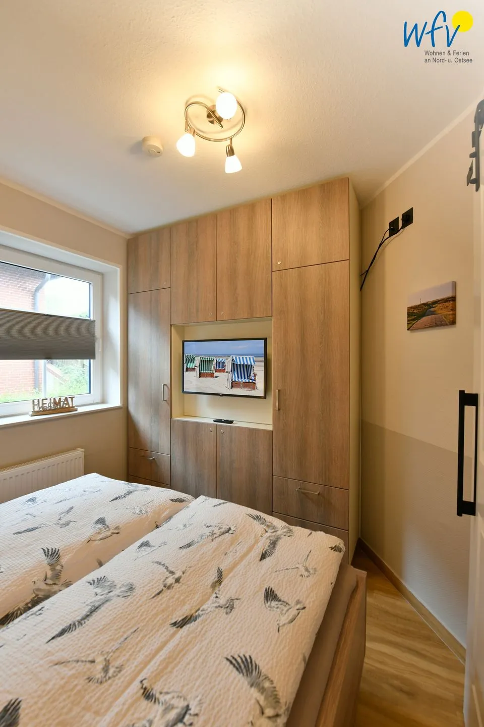 Speicherhaus Ferienwohnung ,,Deichnest'' Wangerooge - Schlafzimmer