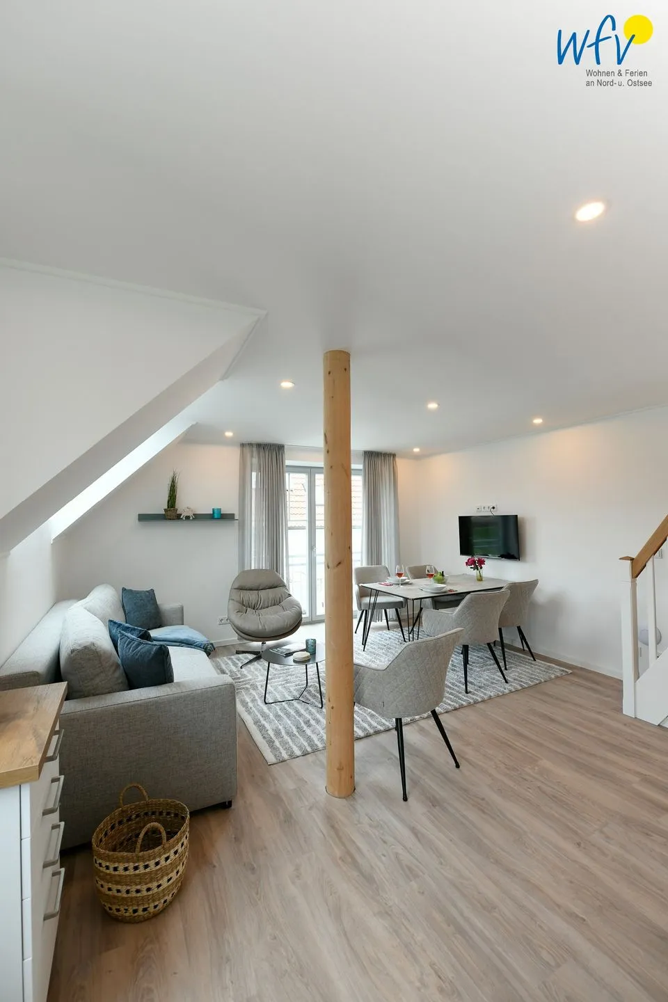 Haus Christa Ferienwohnung 4 Wangerooge - Wohnzimmer