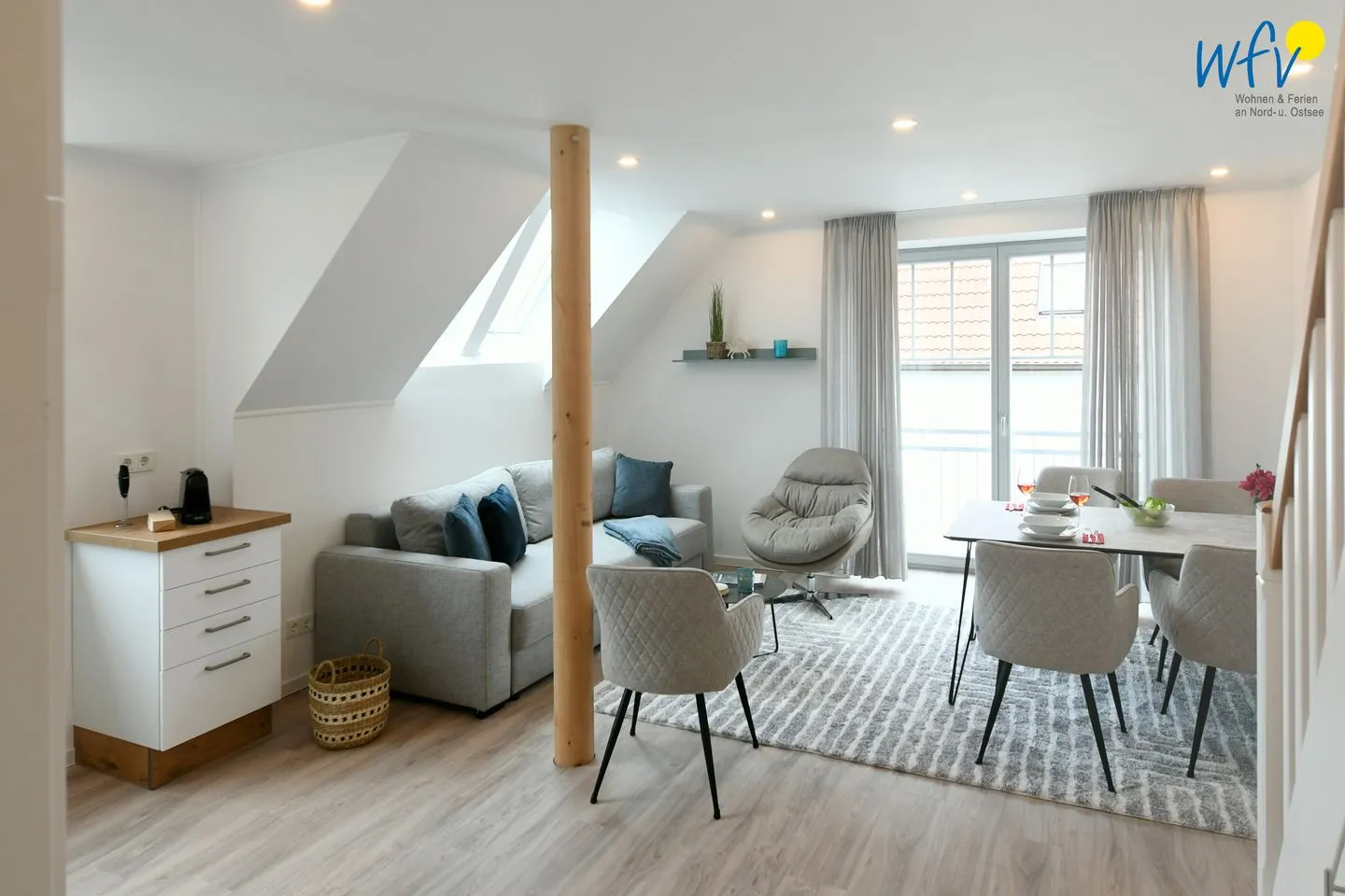 Haus Christa Ferienwohnung 4 Wangerooge - Wohnzimmer