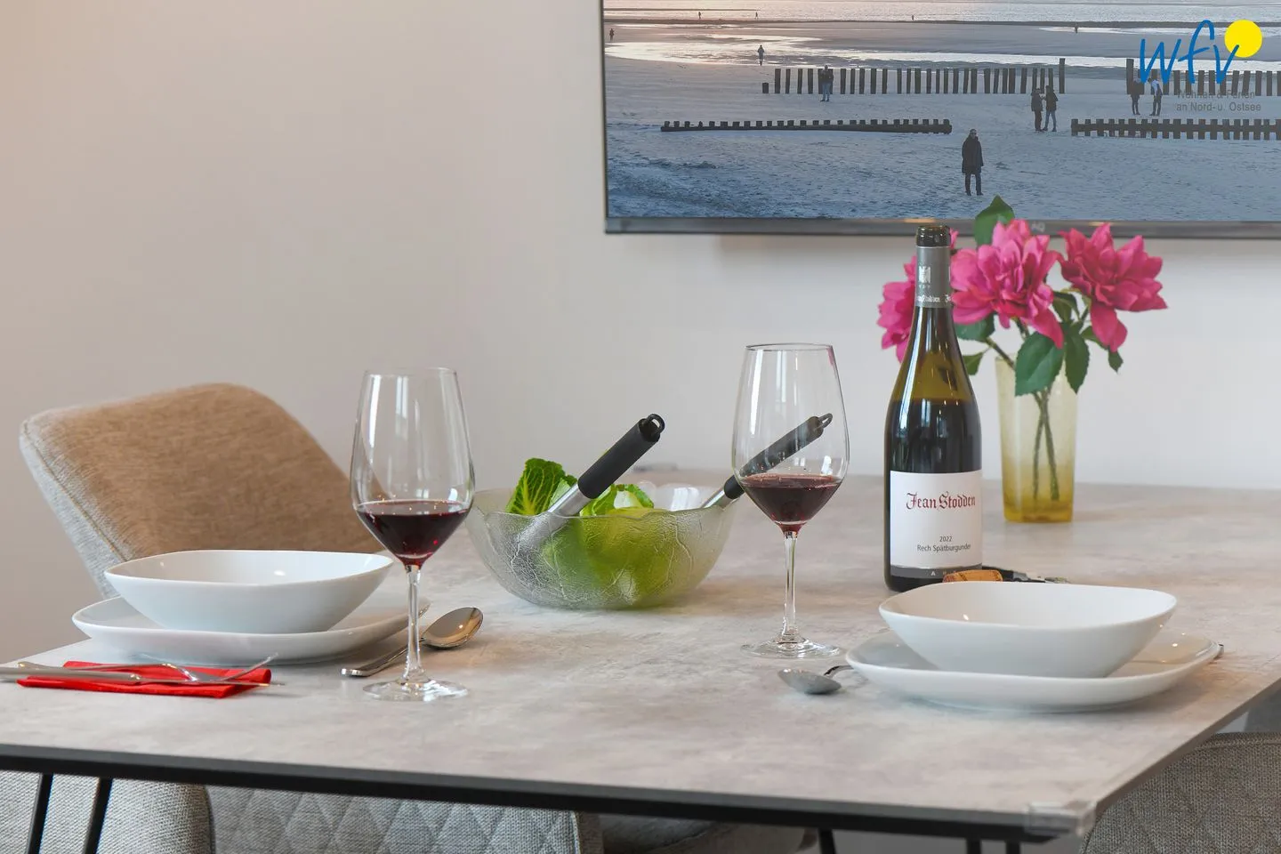 Haus Christa Ferienwohnung 4 Wangerooge - Essbereich